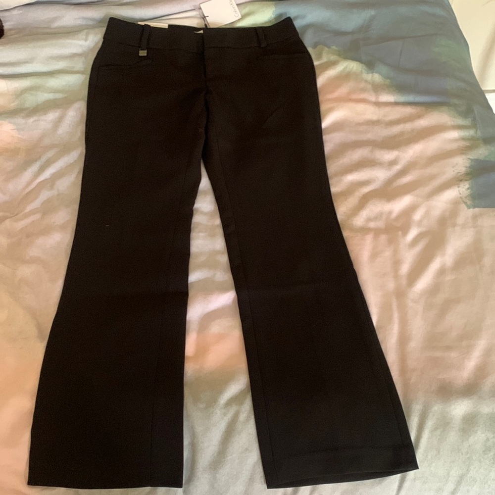 NWT Calvin Klein black bootcut pants